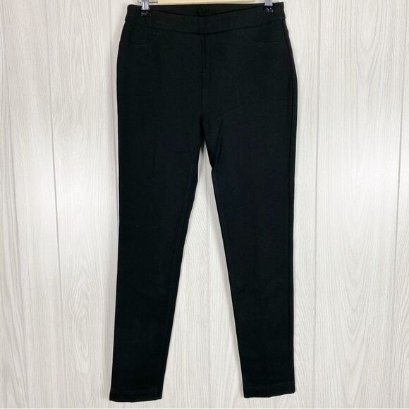 Soft Surroundings | Black Super Sleek Skinny Pants Size Small - Picture 1 of 8